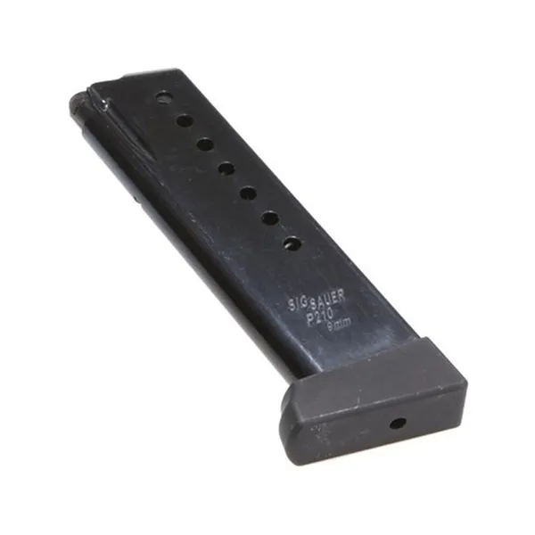 Sig Sauer MAG21098TGT OEM  Blued Detachable 8rd for 9mm Luger Sig P210 Target, P210 Legend Super Target