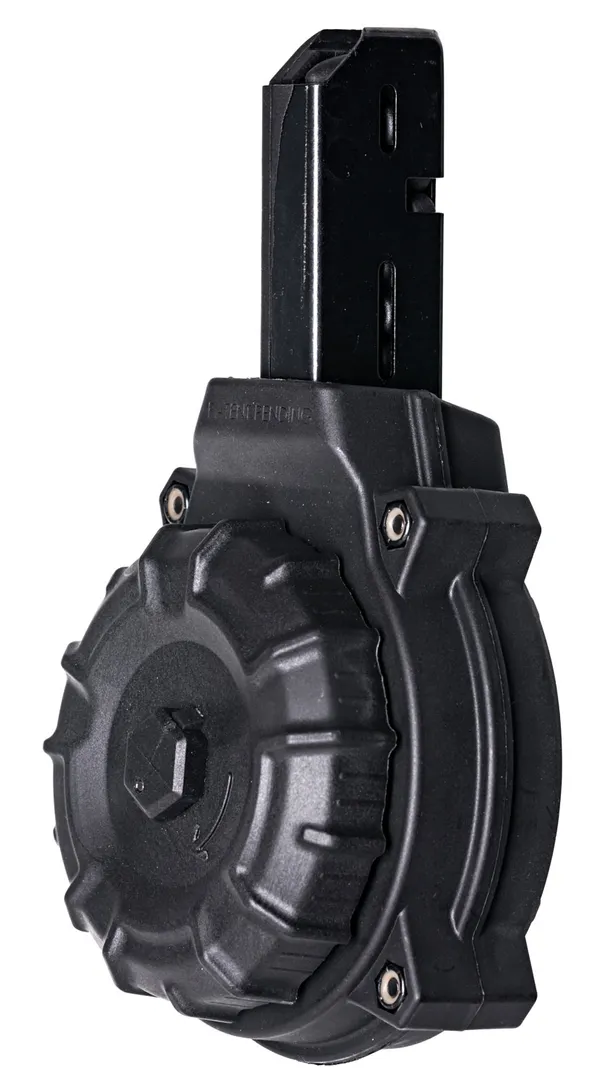ProMag DRMA10 Standard 50rd Drum 9mm Luger Fits Colt Carbine/SMG Black DuPont Zytel Polymer, Magazine