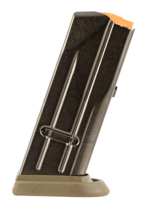 FN 20100063 OEM Black with Flat Dark Earth Base Pad Detachable 10rd for 9mm Luger FN FNS Compact
