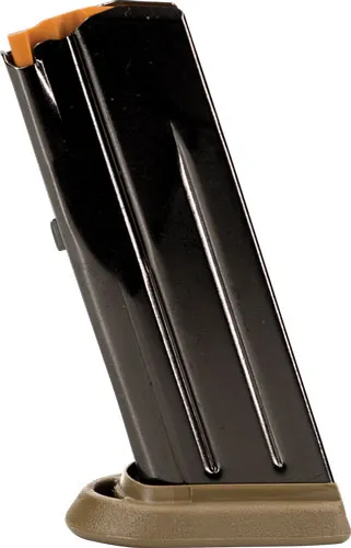 FN 20100062 OEM Black with Flat Dark Earth Base Pad Detachable 12rd for 9mm Luger FN FNS Compact